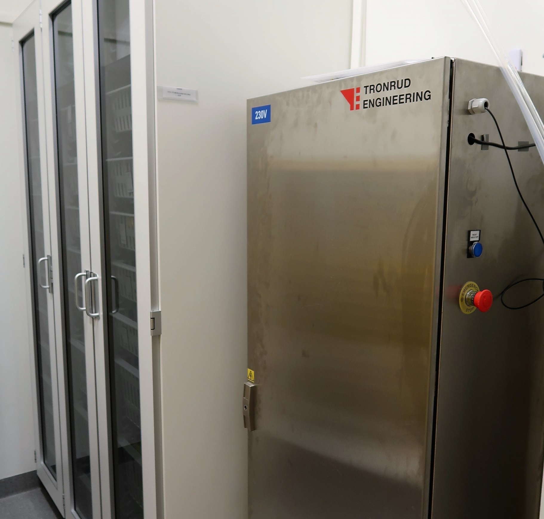 Naborommet brukt til å plassere kjemien, elektronikken og kompressoren.